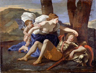 Rinaldo y Armida de Nicolas Poussin